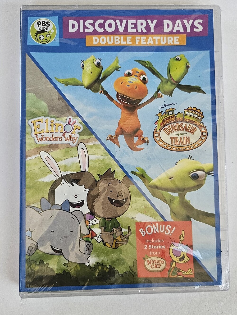 PBS DVD, Dinosaur train and Elinor Wonders Why, New Sealed